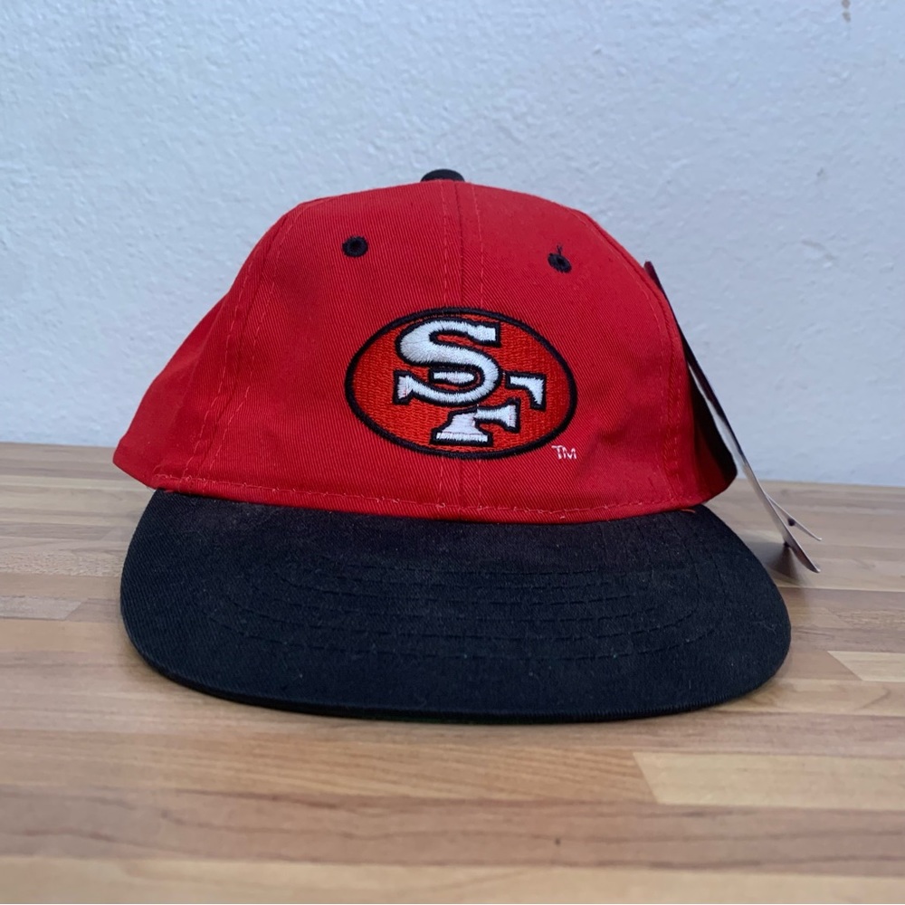 NWT Vintage Sports Specialties San Francisco 49ers Plain Logo SnapBack Hat Youth